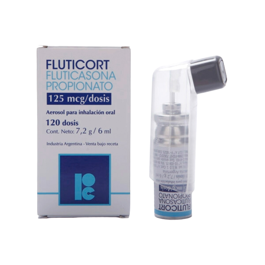FLUTICORT 125 MCG AEROSOL HFA X 120 DOSIS